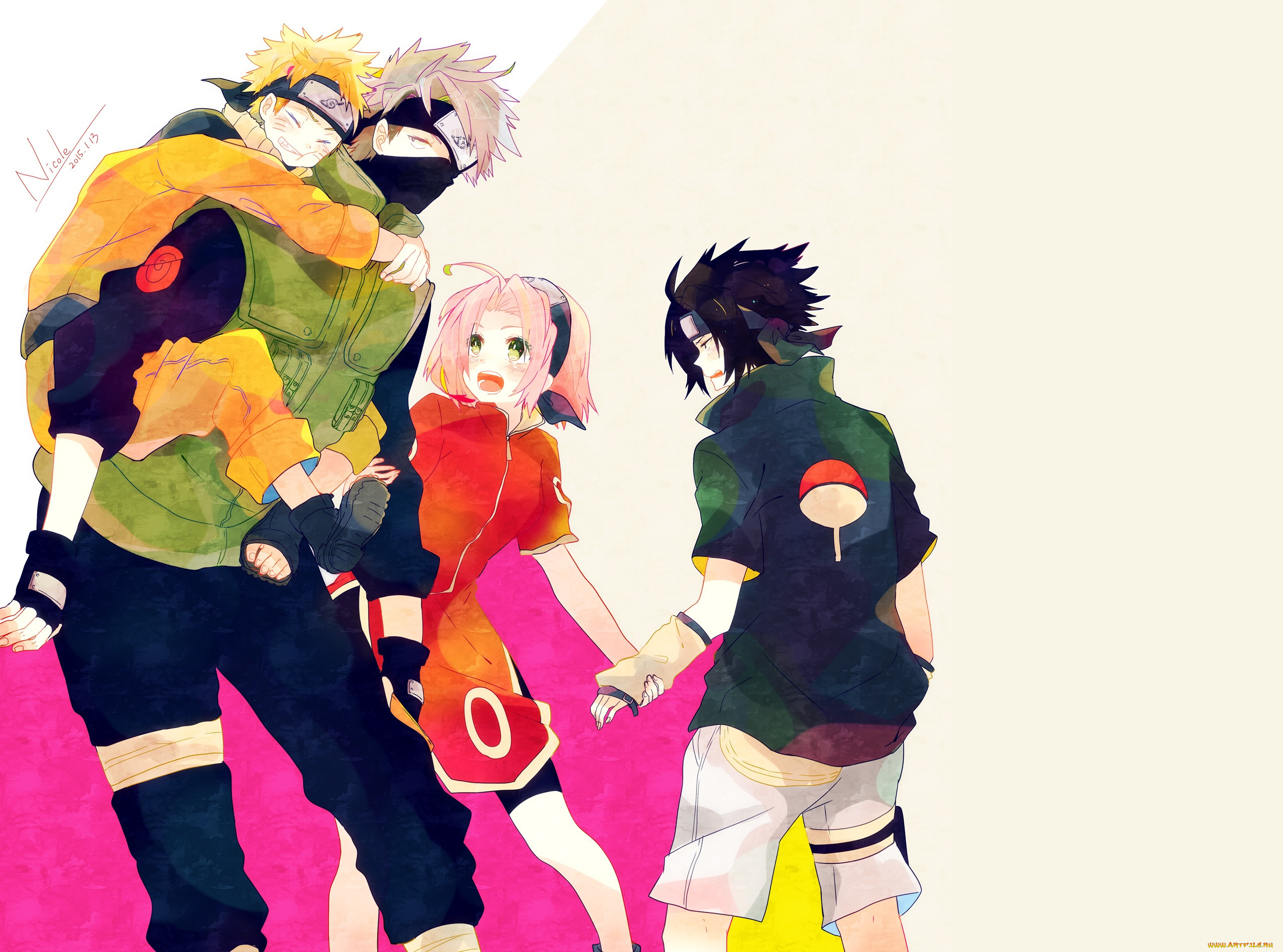 , naruto, team, 7